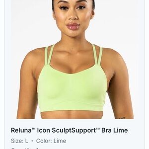 Icon SculptSupport Bra - Lime